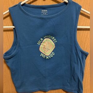 Cotton On Blue Tank Top